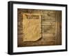 Wood Background Wild West Style-Hannuviitanen-Framed Photographic Print