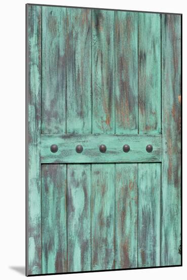 Wood Background with Studs-JillianSuzanne-Mounted Photographic Print