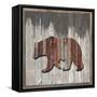 Wood Bear, 2024-Tim Ashwood-Framed Stretched Canvas