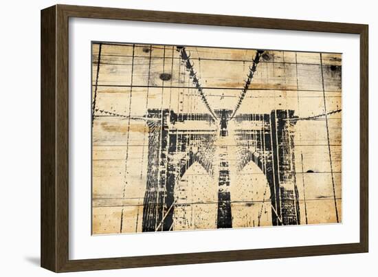 Wood Bridge-Jace Grey-Framed Art Print