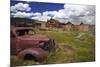 Wood Buildings and Old Car, Bodie State Historic Park, California, USA-Jaynes Gallery-Mounted Photographic Print