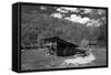 Wood Cabin in Smoky Mountain Np-Gary718-Framed Stretched Canvas