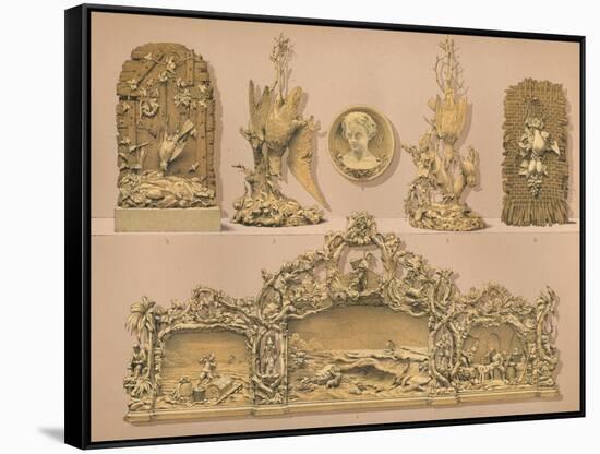 'Wood Carvings', 1893-Robert Dudley-Framed Stretched Canvas