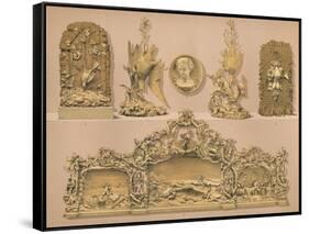 'Wood Carvings', 1893-Robert Dudley-Framed Stretched Canvas