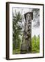 Wood Carvings from Traditional Folklore at the Hill of Witches on the Dano River-Michael Nolan-Framed Photographic Print