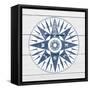 Wood Compass-Kimberly Allen-Framed Stretched Canvas