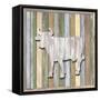 Wood Cow 2, 2024-Tim Ashwood-Framed Stretched Canvas