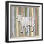 Wood Cow 2, 2024-Tim Ashwood-Framed Art Print