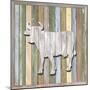 Wood Cow 2, 2024-Tim Ashwood-Mounted Art Print