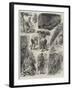 Wood-Cutting in the Forests of Austria and Bavaria-Johann Nepomuk Schonberg-Framed Giclee Print