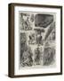 Wood-Cutting in the Forests of Austria and Bavaria-Johann Nepomuk Schonberg-Framed Giclee Print