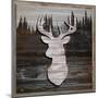 Wood Deer, 2024-Tim Ashwood-Mounted Art Print