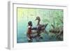 Wood Ducks-Jeff Tift-Framed Giclee Print