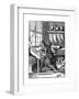 Wood Engraver, 16th Century-Jost Amman-Framed Giclee Print