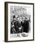 Wood Engraving Our New President Taking the Oath-null-Framed Giclee Print