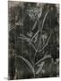 Wood Floral-Jace Grey-Mounted Art Print