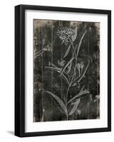 Wood Floral-Jace Grey-Framed Art Print