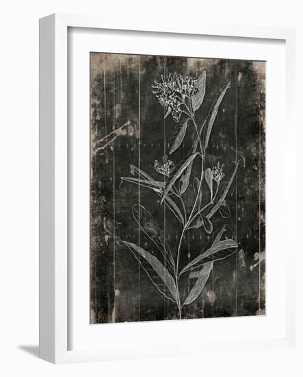 Wood Floral-Jace Grey-Framed Art Print