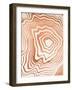 Wood Grain Suminagashi I-Annie Warren-Framed Art Print