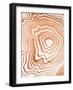 Wood Grain Suminagashi I-Annie Warren-Framed Art Print