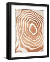 Wood Grain Suminagashi III-Annie Warren-Framed Art Print