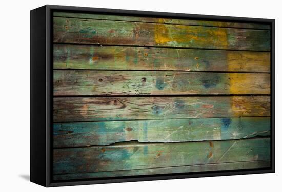 Wood Grungy Background-Arcady31-Framed Stretched Canvas