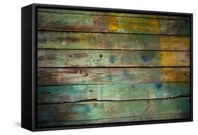 Wood Grungy Background-Arcady31-Framed Stretched Canvas