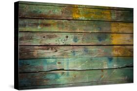 Wood Grungy Background-Arcady31-Stretched Canvas