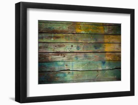 Wood Grungy Background-Arcady31-Framed Premium Photographic Print