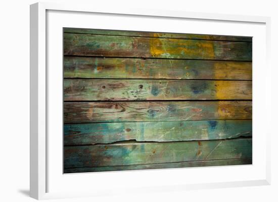 Wood Grungy Background-Arcady31-Framed Photographic Print