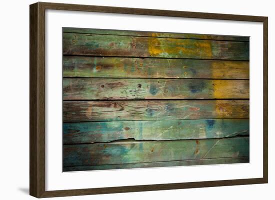 Wood Grungy Background-Arcady31-Framed Photographic Print