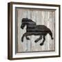 Wood Horse, 2024-Tim Ashwood-Framed Art Print