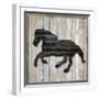 Wood Horse, 2024-Tim Ashwood-Framed Art Print