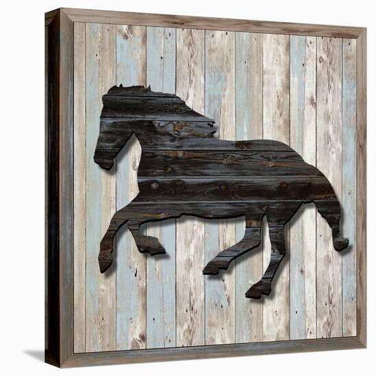 Wood Horse, 2024-Tim Ashwood-Stretched Canvas