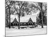 Wood House Snowy Winter in Central Park New York City-Philippe Hugonnard-Mounted Photographic Print