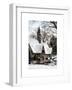 Wood House Snowy Winter in Central Park New York City-Philippe Hugonnard-Framed Art Print