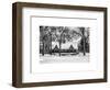 Wood House Snowy Winter in Central Park New York City-Philippe Hugonnard-Framed Art Print