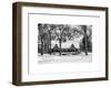 Wood House Snowy Winter in Central Park New York City-Philippe Hugonnard-Framed Art Print