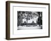 Wood House Snowy Winter in Central Park New York City-Philippe Hugonnard-Framed Art Print