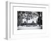 Wood House Snowy Winter in Central Park New York City-Philippe Hugonnard-Framed Art Print