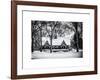 Wood House Snowy Winter in Central Park New York City-Philippe Hugonnard-Framed Art Print