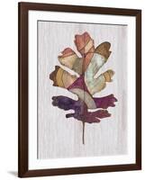 Wood Inlay Leaf 1-Filippo Ioco-Framed Art Print