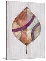 Wood Inlay Leaf 2-Filippo Ioco-Stretched Canvas