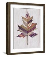 Wood Inlay Leaf 3-Filippo Ioco-Framed Art Print