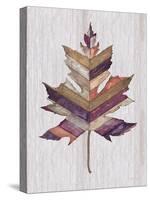 Wood Inlay Leaf 3-Filippo Ioco-Stretched Canvas