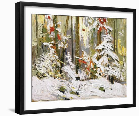 Wood Interior, Winter-Tom Thomson-Framed Giclee Print