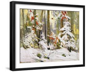 Wood Interior, Winter-Tom Thomson-Framed Giclee Print
