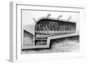 Wood Kiln for Baking Ceramics, 1882-null-Framed Giclee Print