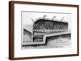 Wood Kiln for Baking Ceramics, 1882-null-Framed Giclee Print