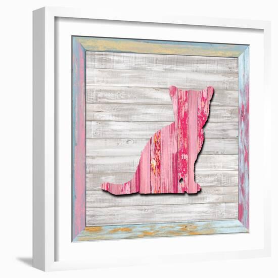 Wood Kitten 2, 2024-Tim Ashwood-Framed Art Print